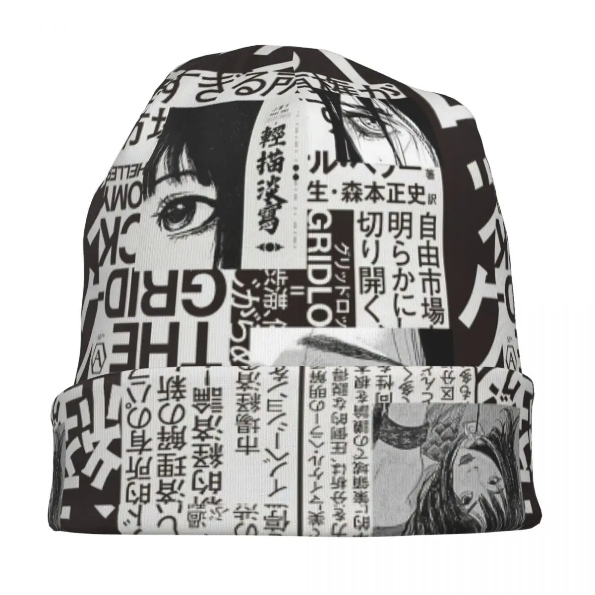 Terrible Manga Tomie Caps Fashion Adult Outdoor Skullies Beanies Hats Summer Warm Multifunction Bonnet Knitted Hat