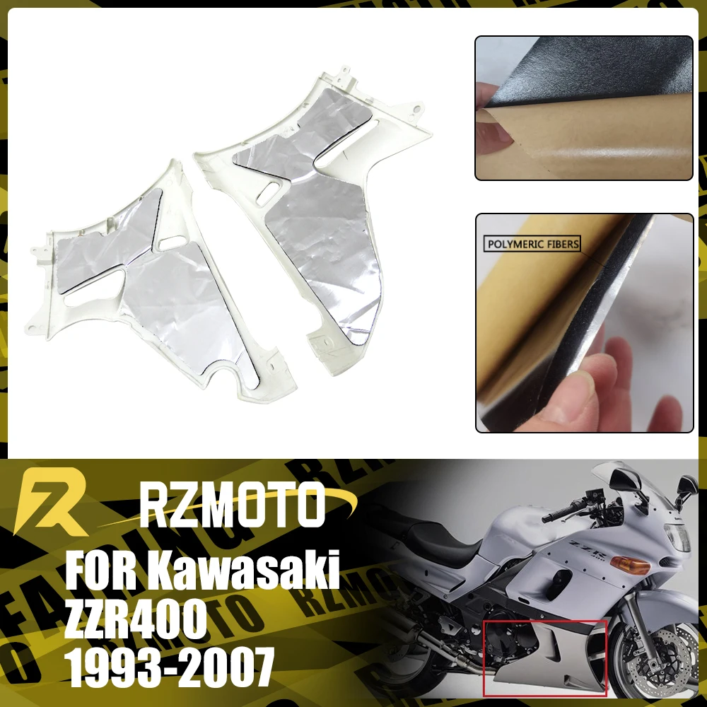 

For Kawasaki ZZR400 ZZR-400 ZZR 400 1993-2007 Motorcycle Protective Heat-Insulating Film ABS Fairing Professional Heat Shield