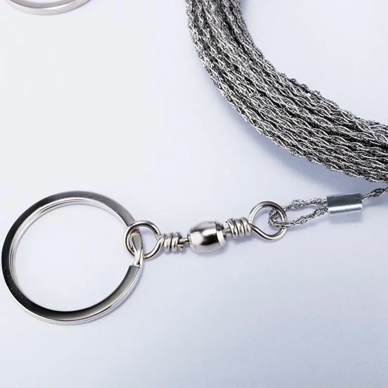 A2BE Survival Stainless Steel Hand Pocket Wire Outdoor Emergency Rescue Gear Lightweight for Camping Hiking