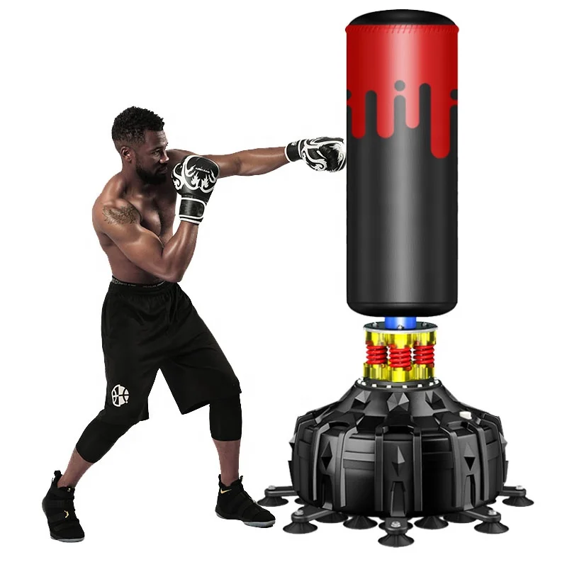 Freestanding Solid Kick Boxing Bag Heavy Duty Punching & Sand Training Bag