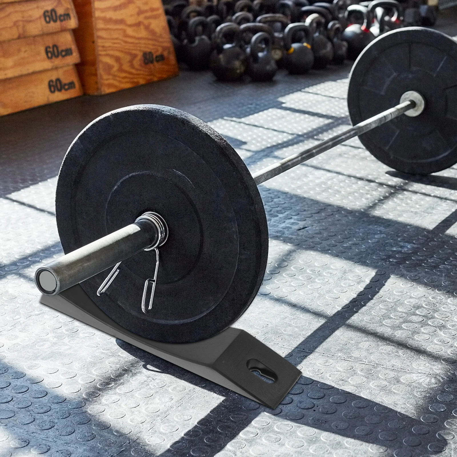 

1pc Silicone Portable Fixation Pad Anti-Slip For Deadlift Weightlifting Training Equipment Bumper Plate Pad