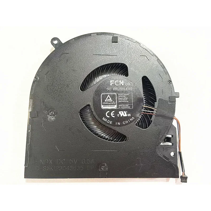 New CPU Cooling Fan For Razer Blade 15 RZ09- 0301 02385 0288 0313 0367 Cooler Radiator DFS5K123043635 DFS5K121144645