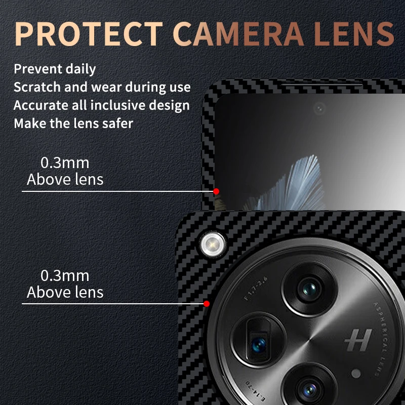 For OnePlus Open Magsafe Case Ultra Thin Matte Carbon Fiber Wireless Charging Magnetic Ring Shockproof Protection Hard Cover