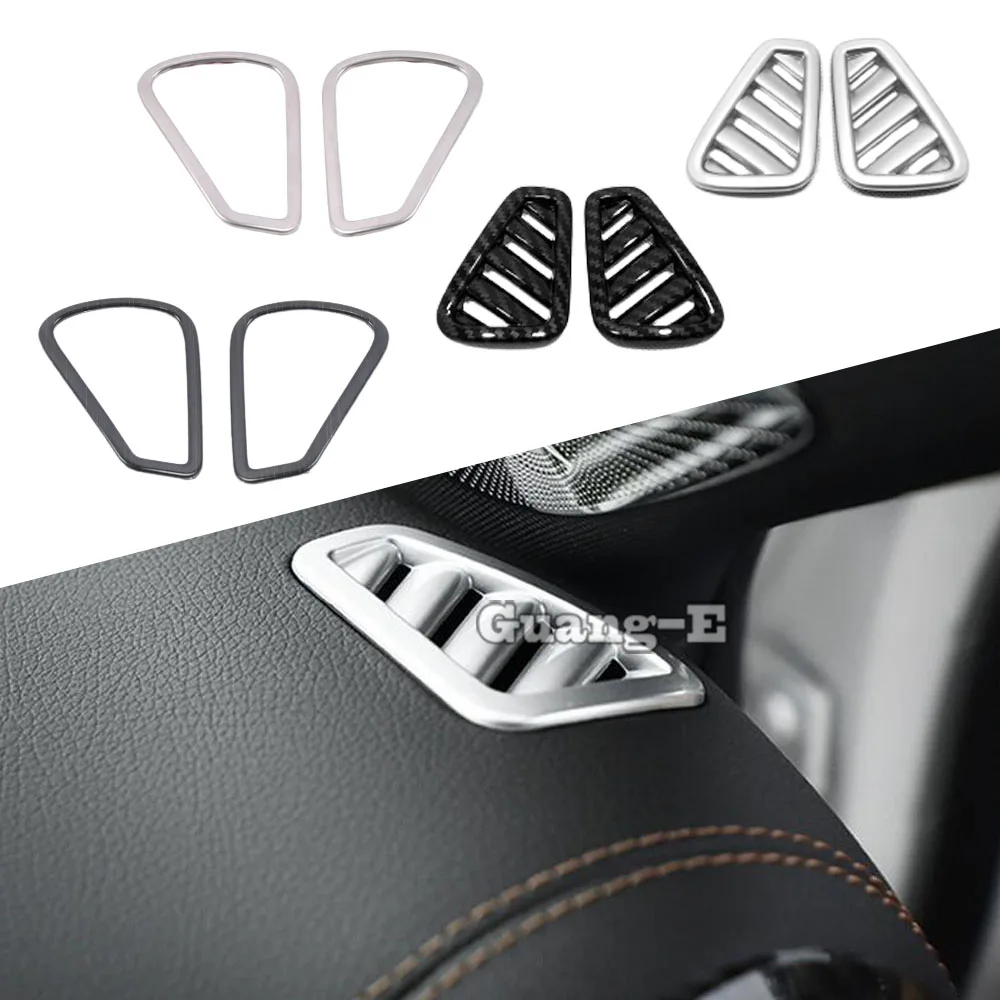 

Для Mercedes Benz A Class W177 A180 A200 A250 2019 2020 2021 2022 2023 Накладка на переднюю нижнюю часть вентиляционного отверстия для кондиционера, 2 шт.