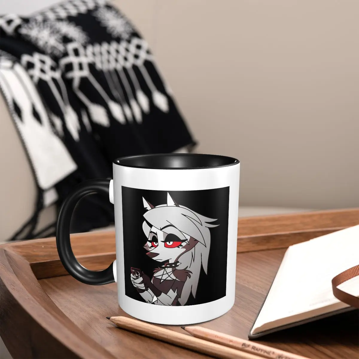 

Helluva Boss Loona Mug Funny Ceramic Coffee Cups Tea Mugs Milk Cup Drinkware Gifts for Friends