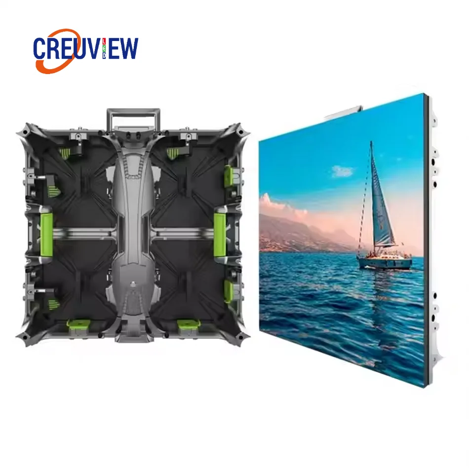 P3.91P4.81 Outdoor Rental LED Video Wall Panels 500x500mm Full Color LED Cabinet Rental LED Display Screen Box High-end display