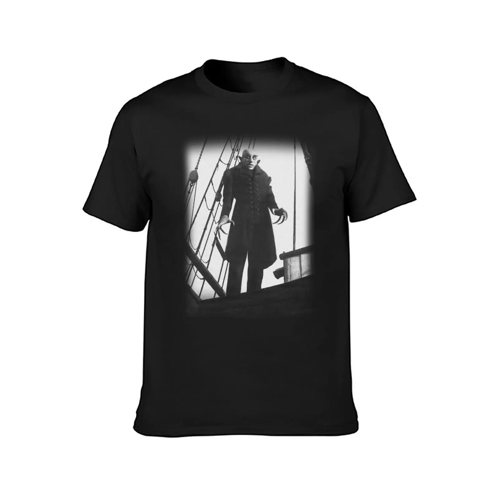 Nosferatu Symphony of Horror Vampire Graphic Design T-Shirt tops quick-drying vintage mens t shirt