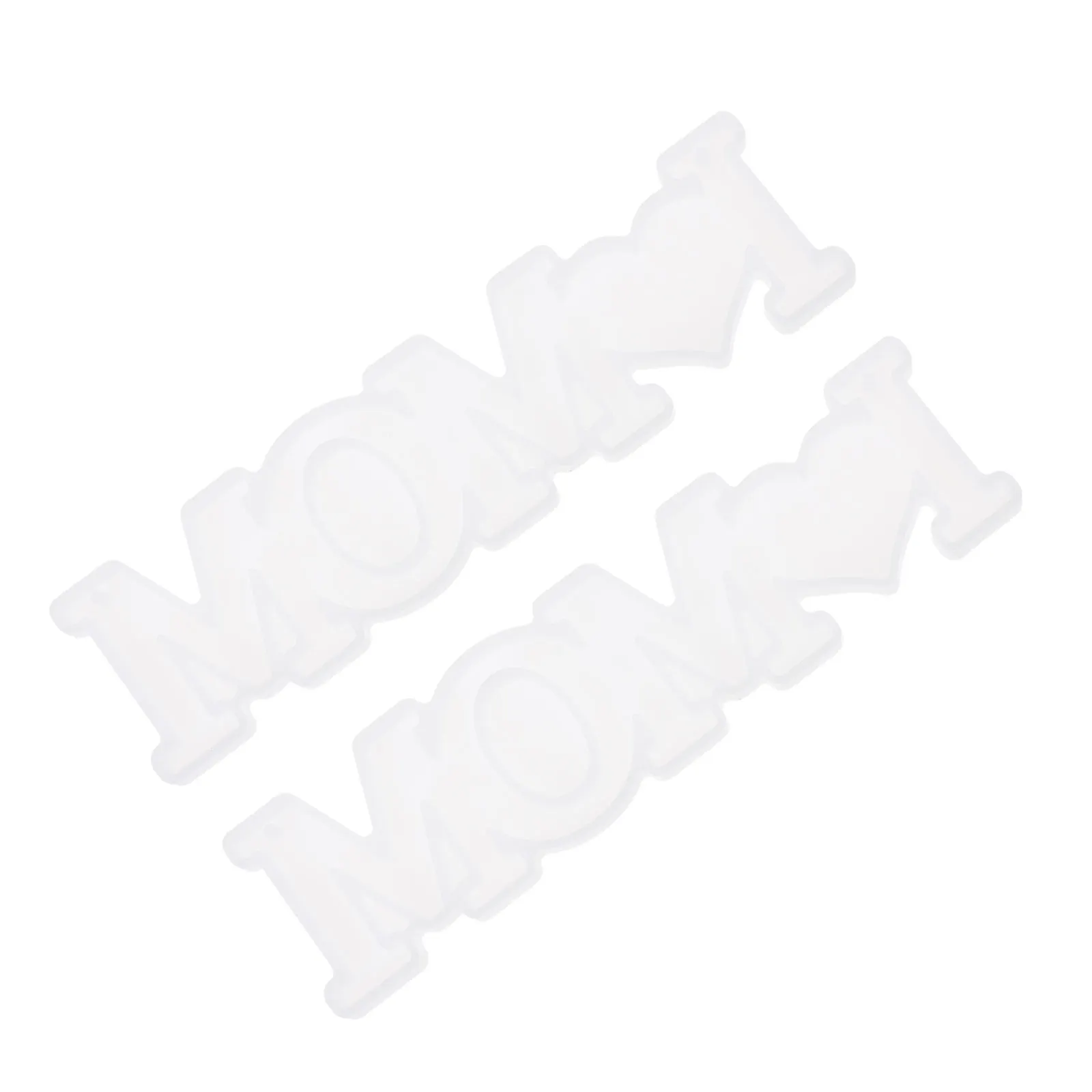 

2Pcs Silicone Mother'S Day Mold Mold Decor Gifts Mother's Day Crafts Easy Demolding Safe Jewelry Accessories