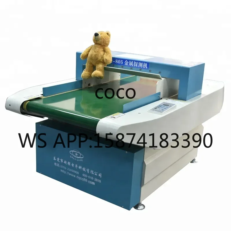 Conveyor Belt Metal Detector High Precision High Speed for Daily Goods Toy Towel Customized