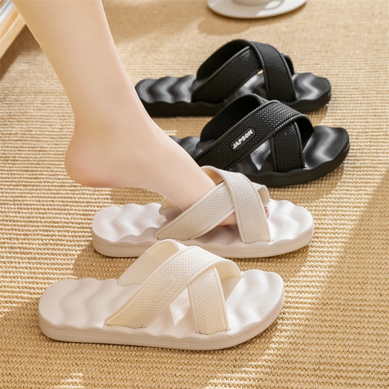 Rutschfeste Kreuzpantoffeln für zu Hause im Paar-Stil, ultraleichte, rutschfeste, geruchshemmende, bequeme Outdoor-Strandschuhe für Herren und Damen – Detail 18