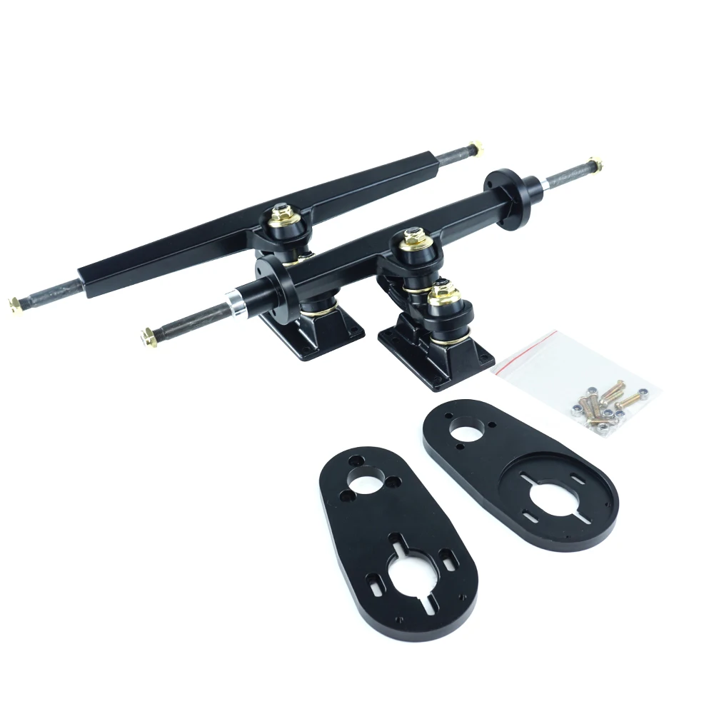 

Double Kingpin Rear Front Trucks 15.22" Skateboard Longboard Trucks