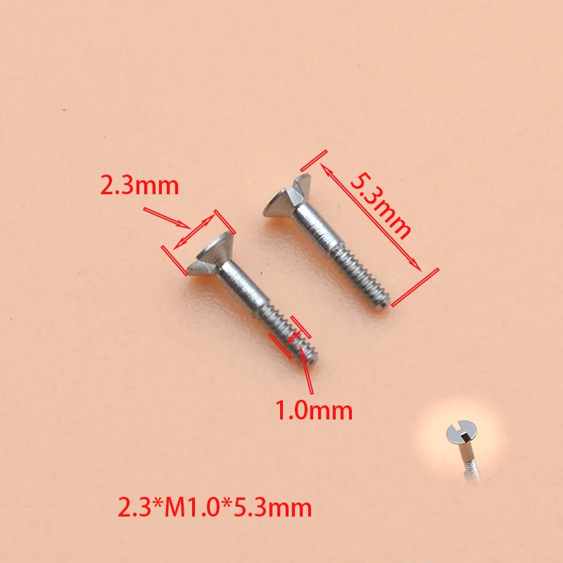 2/5pcs Watch Bezel Screws For Hublot Bigbang Classic Series Stainless Steel Screw H-Shaped U-Shaped Screws Watch Repair Parts Af