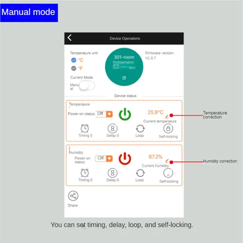 وحدة التحكم عن بعد في درجة الحرارة والرطوبة وحدة التحكم في درجة الحرارة والرطوبة قوية مضادة للتدخل