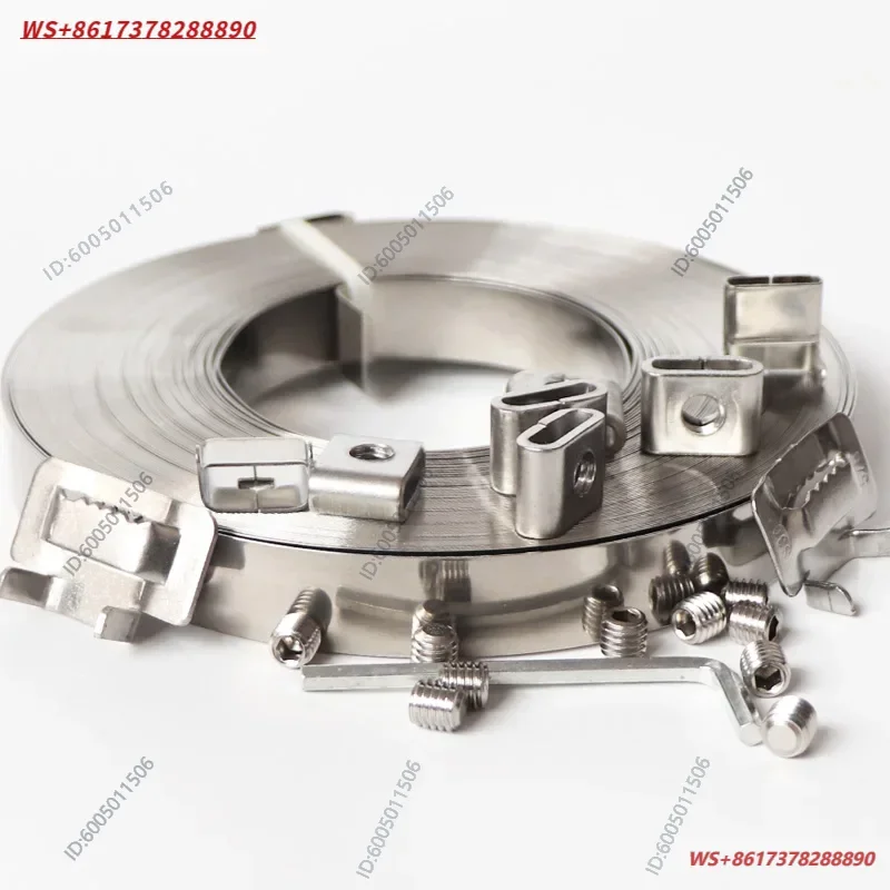304 stainless steel cable tie, 19 * 0.76 marine transportation metal for signs