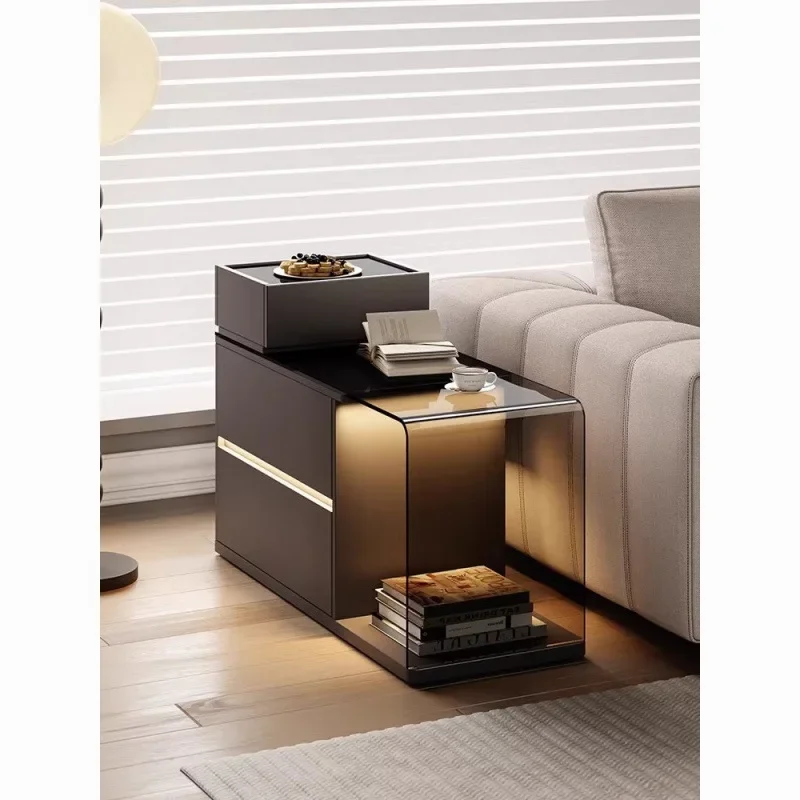 Sofa side cabinet light luxury high sense creative side few living room new removable corner few small coffee table simple