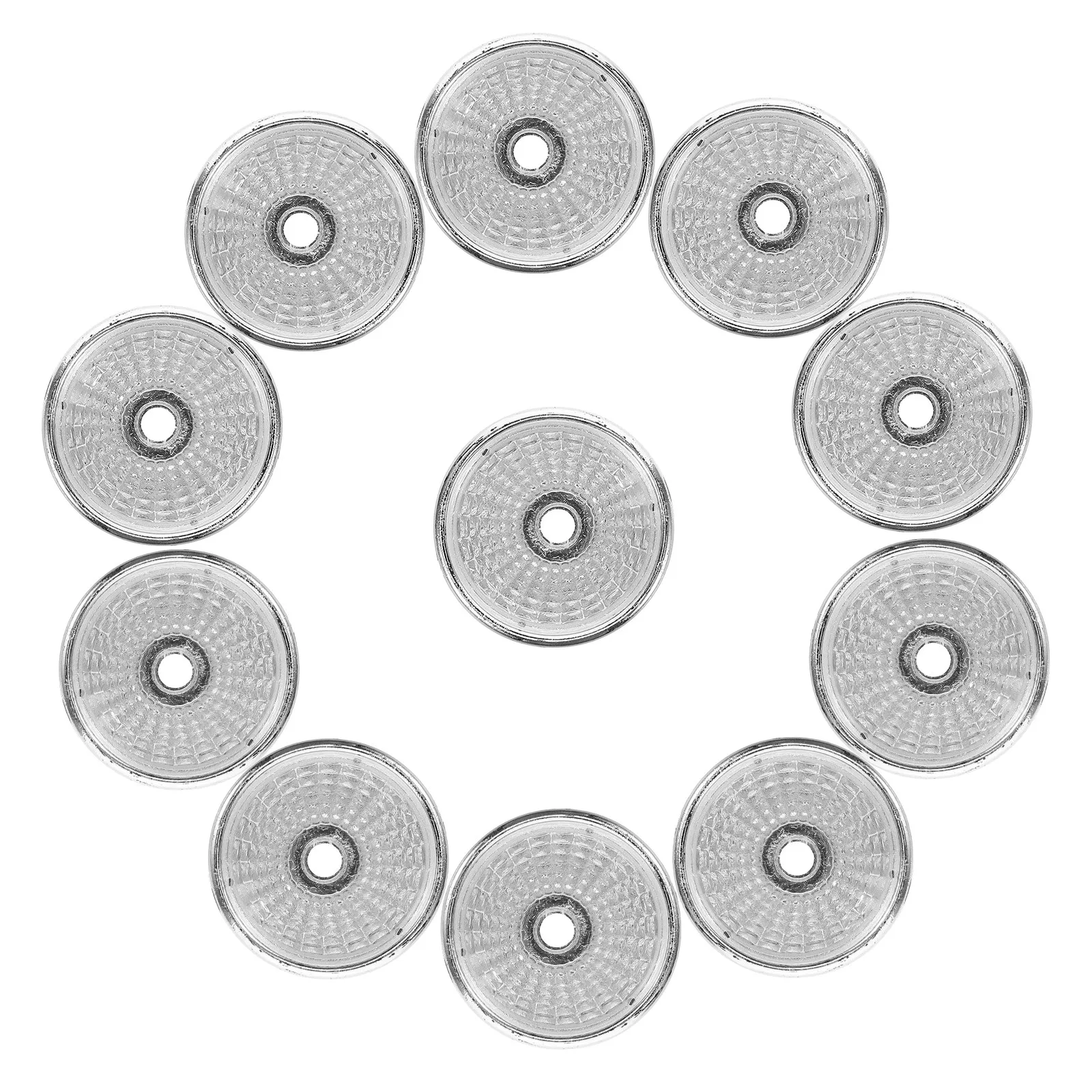 100Pcs Solar Illuminated Animal Eye Light Beads with Plastic Spotlight Cups Garden Statue Decoration Outdoor Indoor DIY Decor