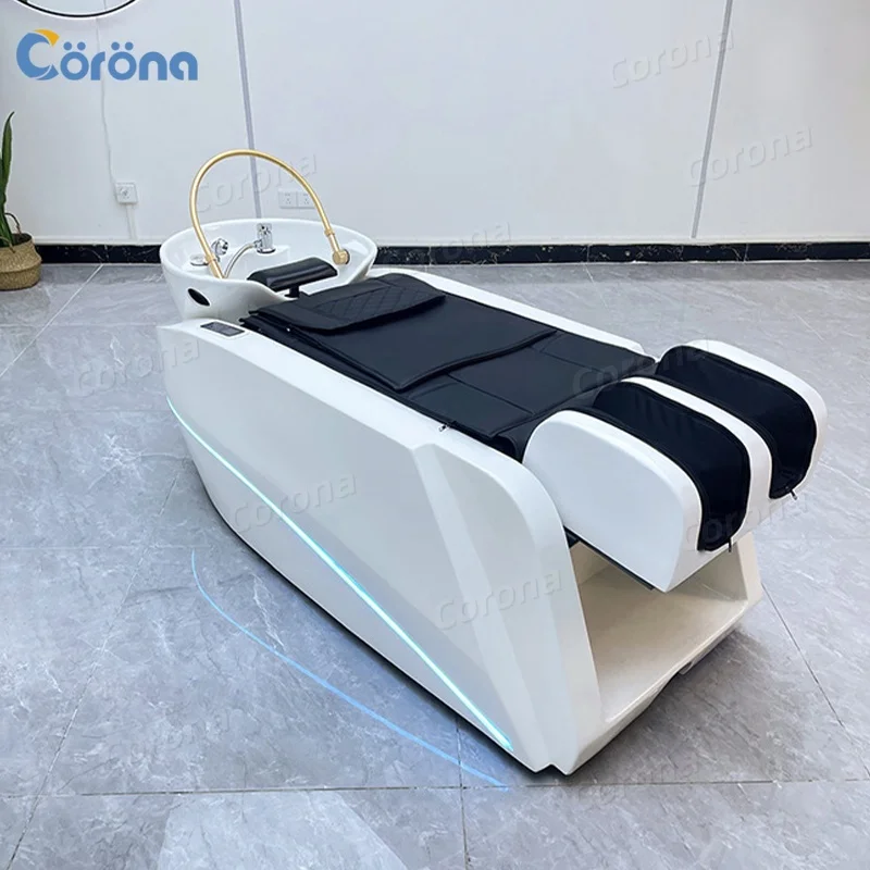 

Lay Down Hair Washing Bed Electric Spa Head Water Circulation Shampoo Bed Washing Massage Bed for Hair Salon