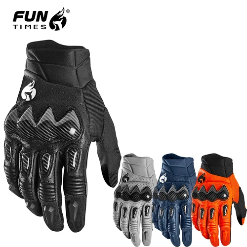 Imagen 2 del producto FUNTIMES Nuevos guantes de dedo largo para las cuatro estaciones, todoterreno, ciclismo al aire libre, ciclismo, motocicleta