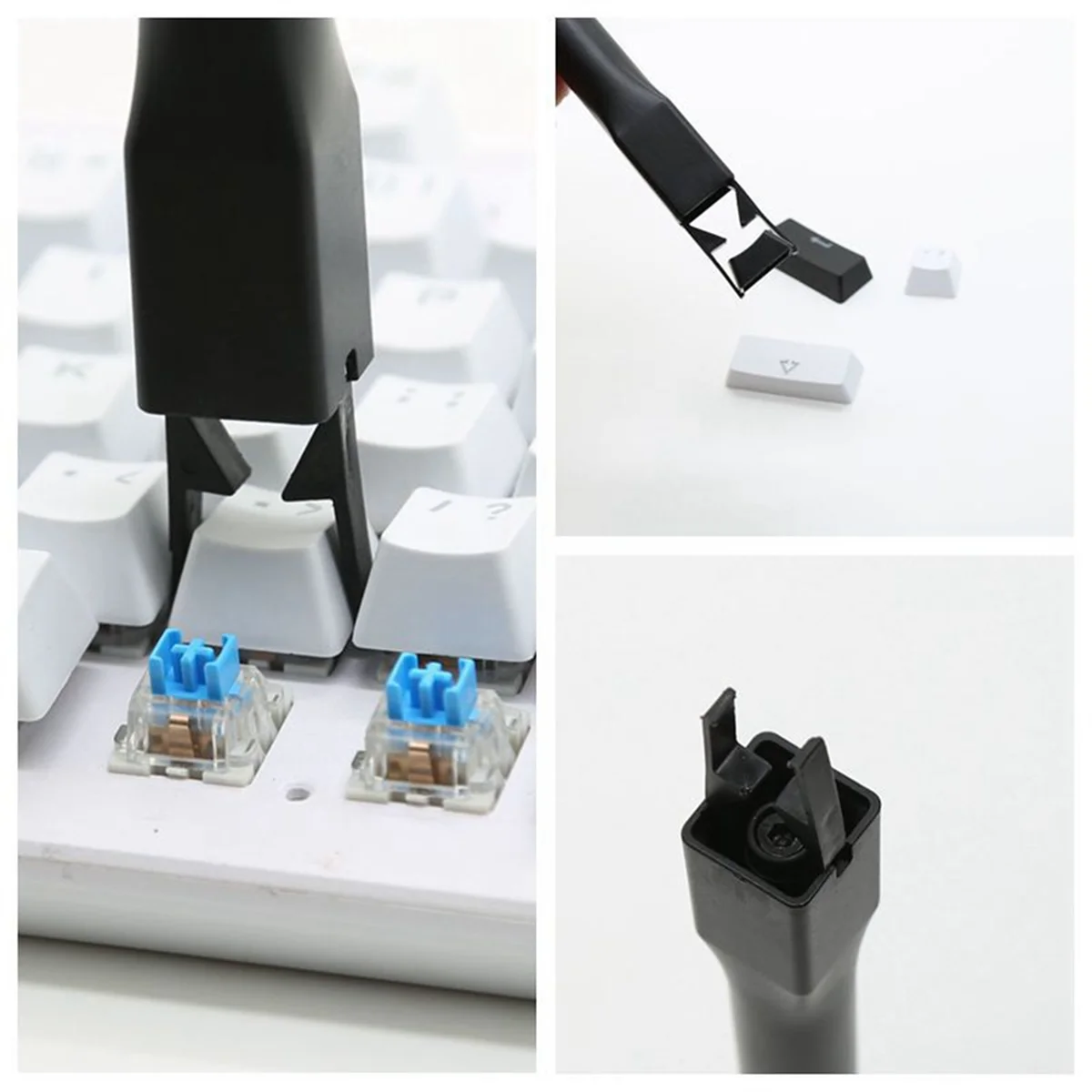 Keyboard Key Keycap Puller Remover Switch Extractor Cleaning Tool Keycap Puller for Mechanical Gaming Keyboard Clean