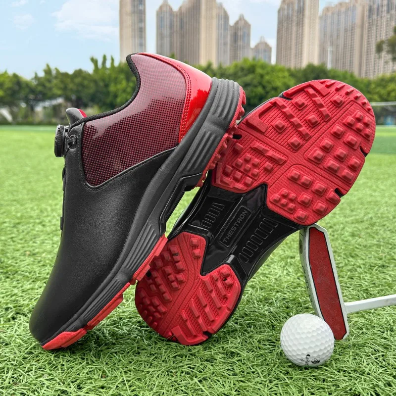 

New Men Golf Shoes Non Slip Golfers Sneakers Lightweight Golf Footwears