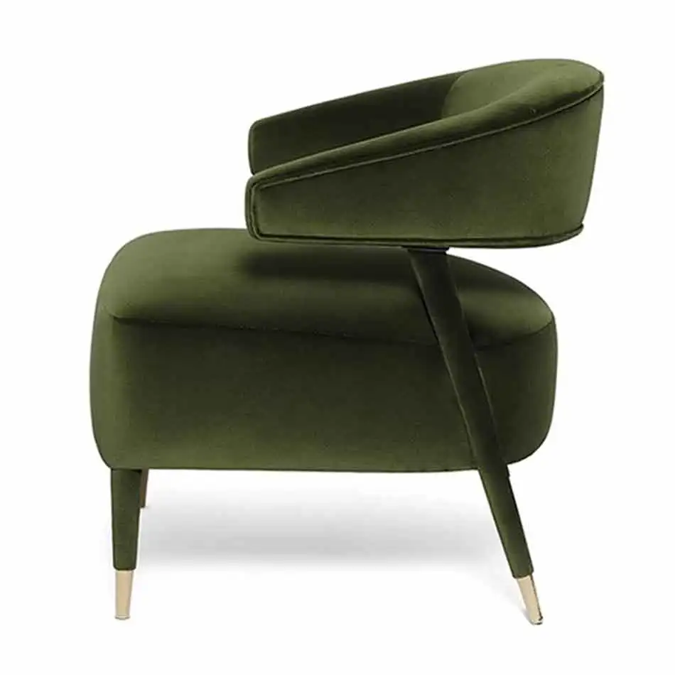 الحديثات الفاخرة Wohnzimmer Hochwertiger Sessel Metallrahmen مع акent Stuhl