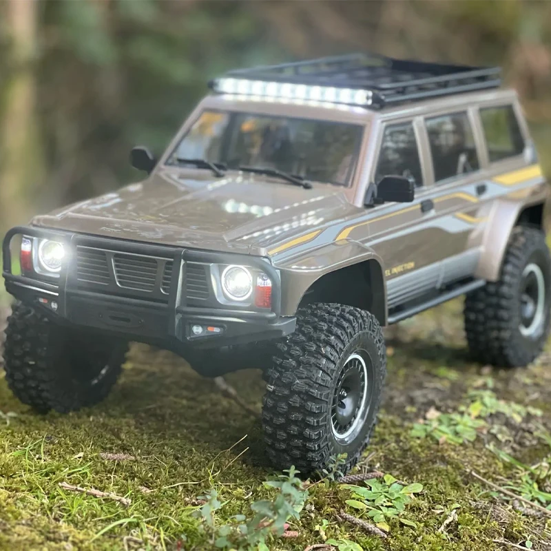 

New 2025 YK4107 1/10 RC Crawler Tank Turn Portal Axles Oil Shocks Low CG Realistic PC Shell All Metal Gears - Ultimate Climbing