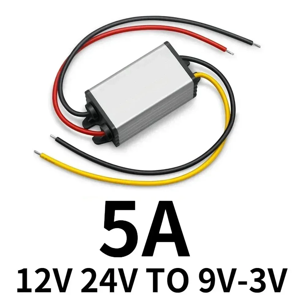 12V to 9V DC DC Power Converter 24V to 9V 12V24V to 9V 7.5V 6V 5V 4.2V 3.7V 3V 3.3V 5A transformer step-down module  CE RoHS