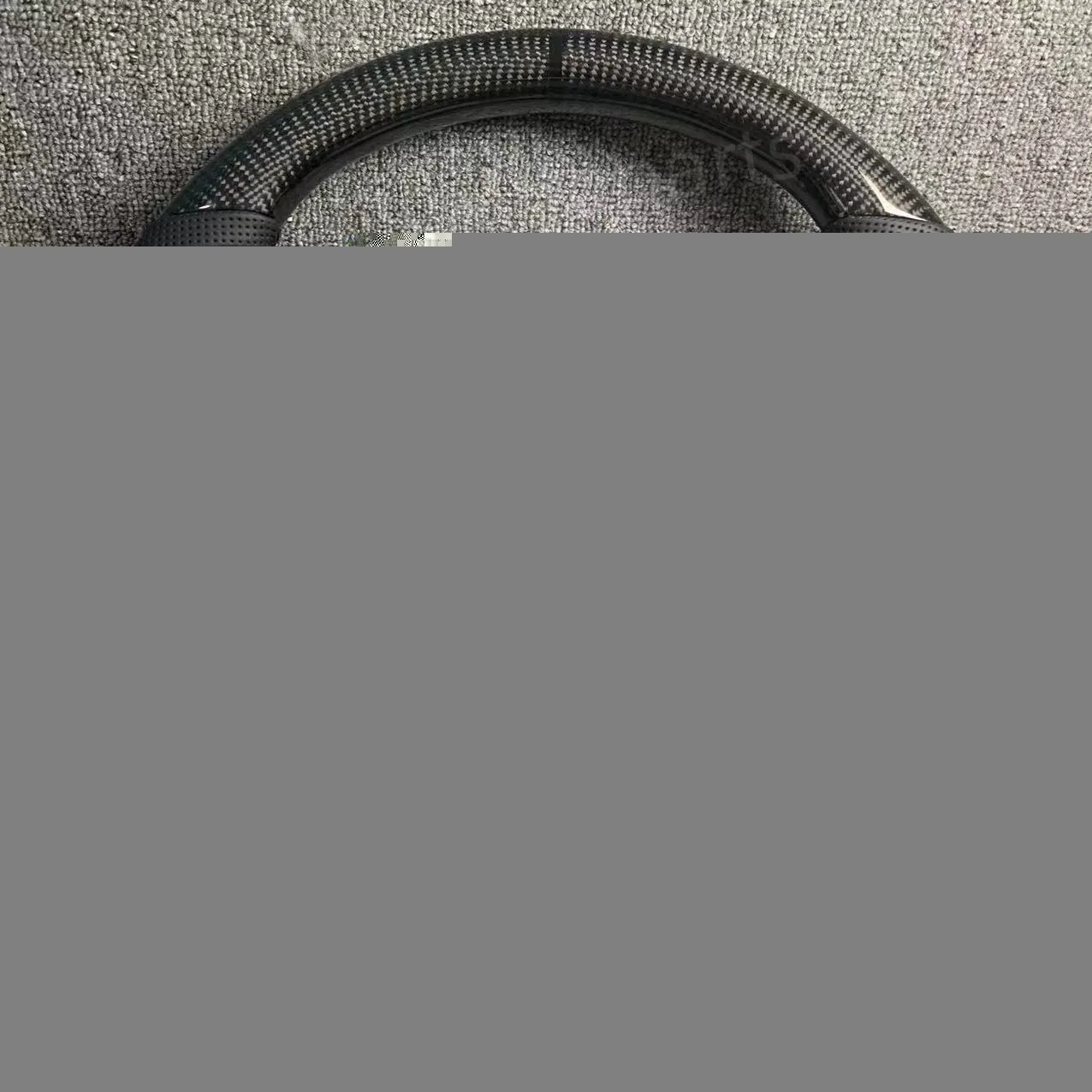 

Черный спортивный руль из настоящего углеродного волокна с рамой из углеродного волокна для Ford Mustang GT GT350 GT500 S550 2011-2014