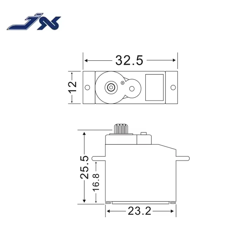 JX Servo PS-1109HB 9.45g 1.89KG Large Plastic Gear Analog 9G Servo For 1/18 RC Car HELI Boat Spare Parts VS SG90