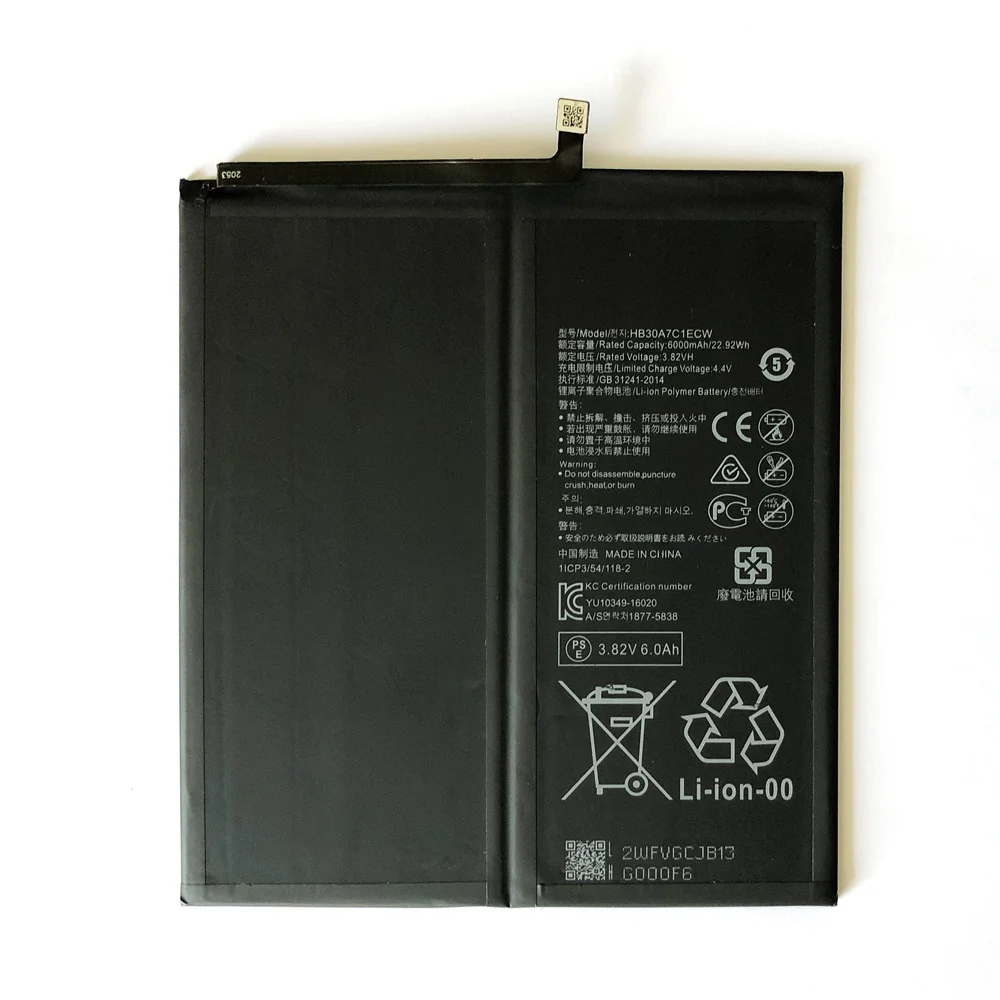 New HB30A7C1ECW 6000mAh Replacement Battery For Huawei MediaPad M6 8.4 VRD-AL09 VRD-W09 High Quality Batteria +Free Tools