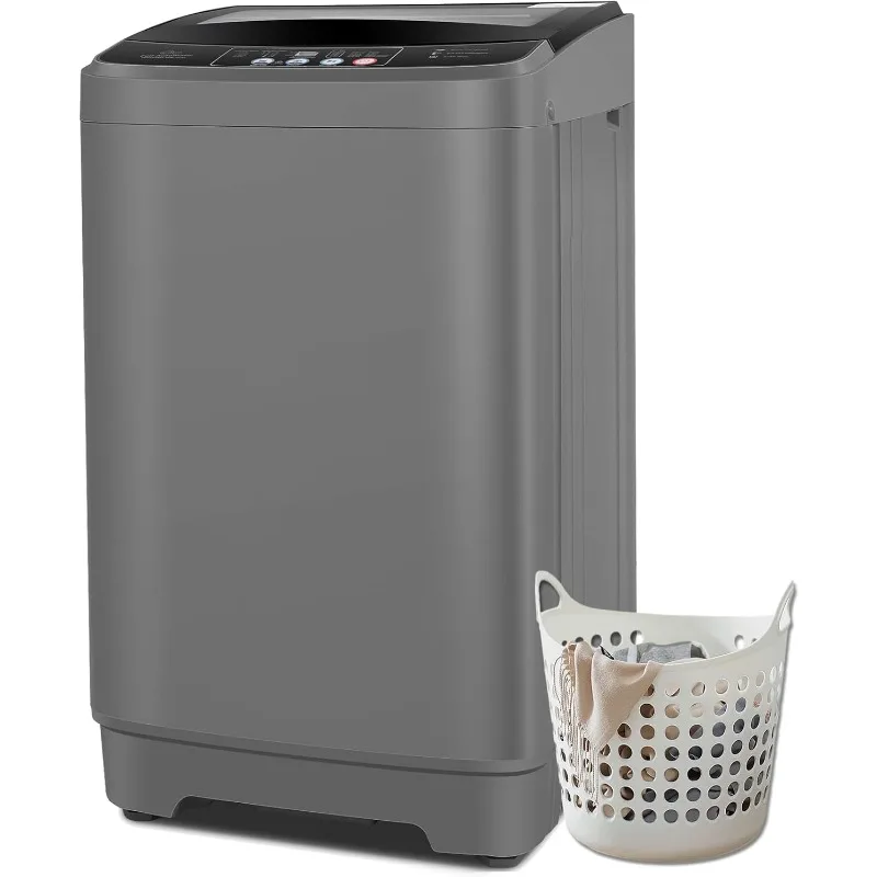 

Portable Washing Machine 17.8Lbs Large Capacity 2.4 Cu.ft Portable Washer Machine with 10 Programs and 8 Water Levels Selections