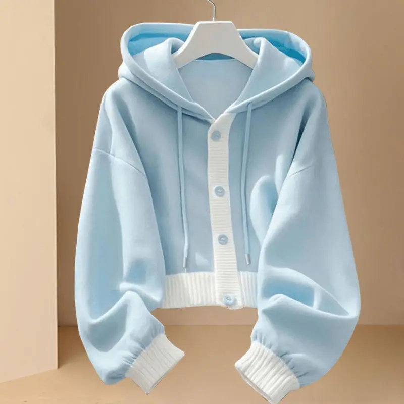 Sweat à capuche noir pour femmes, vêtements de sport à manches longues, tendance de gymnastique, polaire élégante, esthétique de noël et d'automne, Y2K