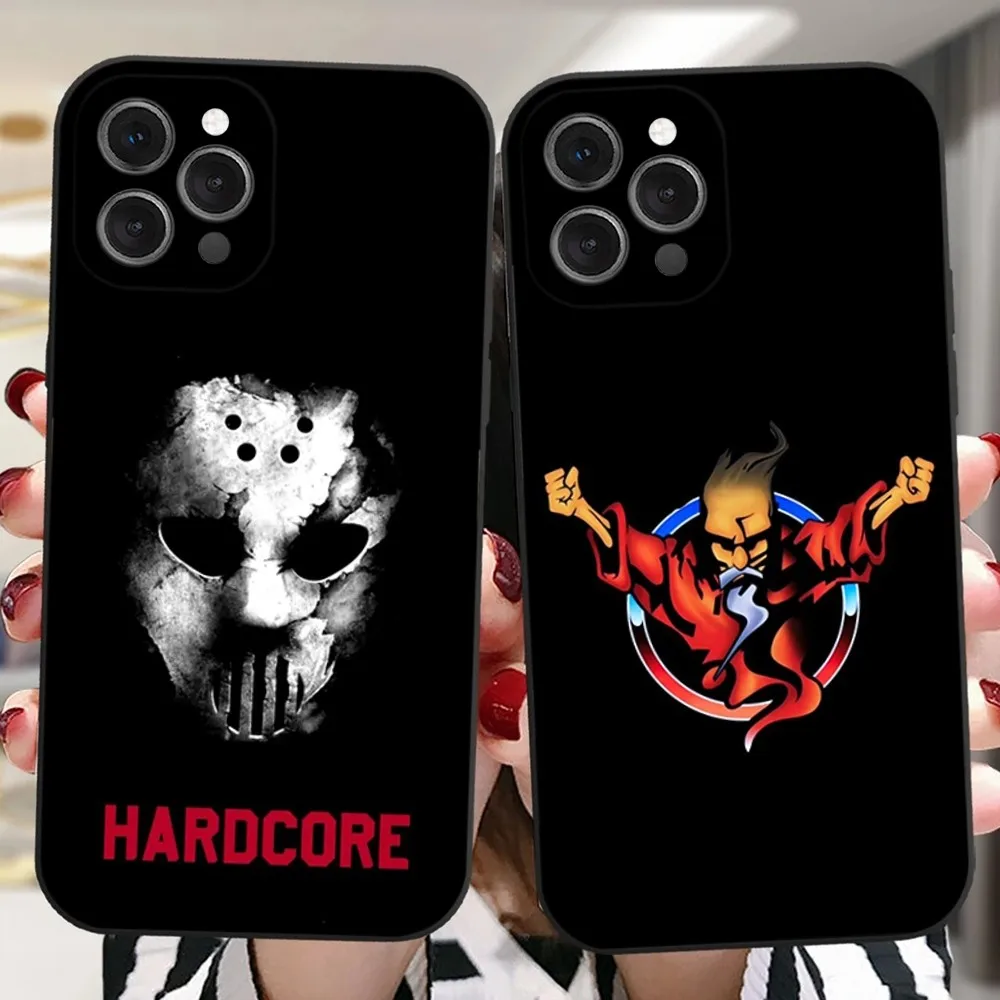 Music Angerfist  Hardcore Fashion Phone Case For iPhone 16,15,14,13,12,11 Plus,Pro,Max,XR,XS,X,7,8 Plus,SE,Mini Silicone Soft