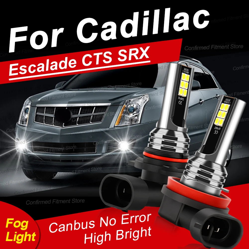 

200W 20000LM High Bright Lights Bulb H11 9145 H10 Canbus Error Free LED Auto Front Fog Lamps For Cadillac Escalade CTS SRX