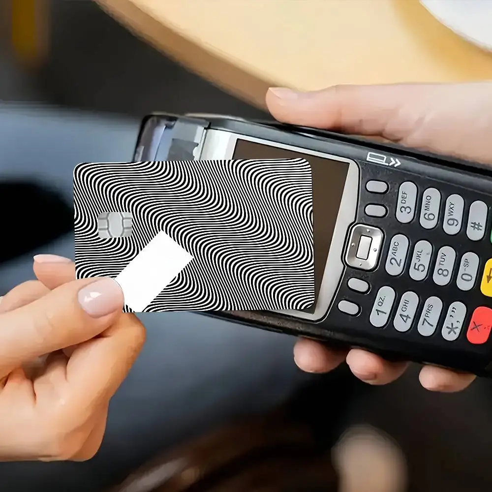 ملصقات بطاقات Singer Jamie xx In Wave غطاء جلدي مقاوم للماء مكون من 4 قطع من ملصقات بطاقات الائتمان والديكور الأمامي لتمرير البنك