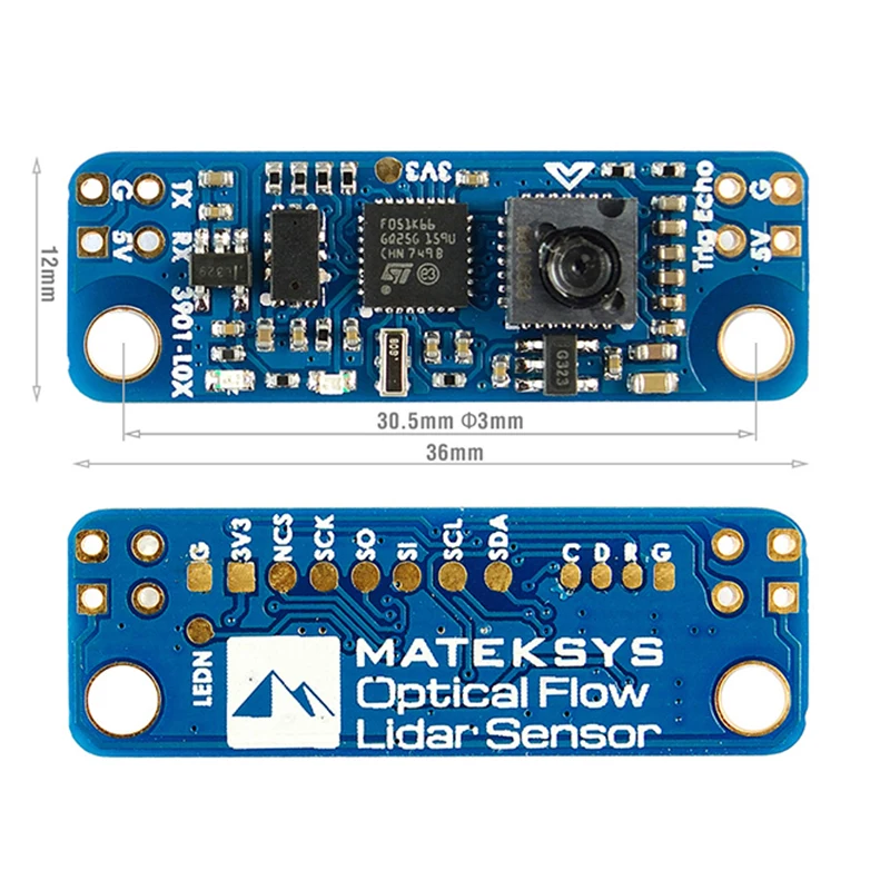 Matek 3901-il sensore della scheda LIDAR a flusso ottico LOX supporta il Firmware INAV adatto per i droni da corsa del Controller di volo F4 F7 F405