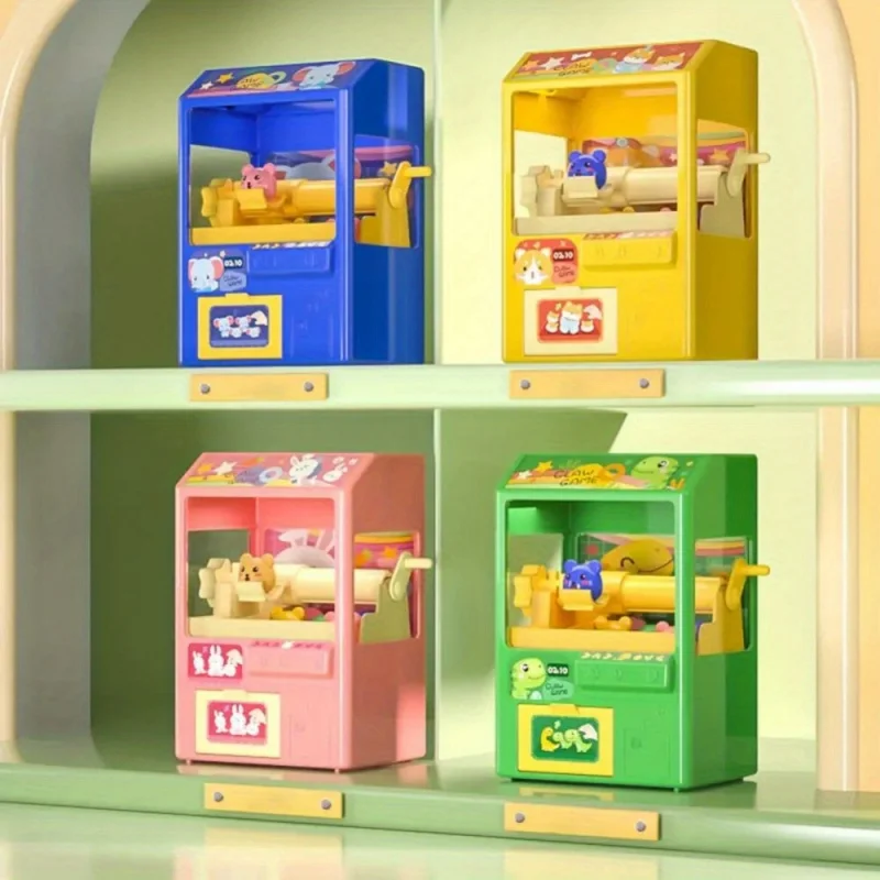 

Mini Electronic Girl Gift Candy Machine With Lights And Sound,Claw Machine Hand Toy Vending Machine Toys Kids