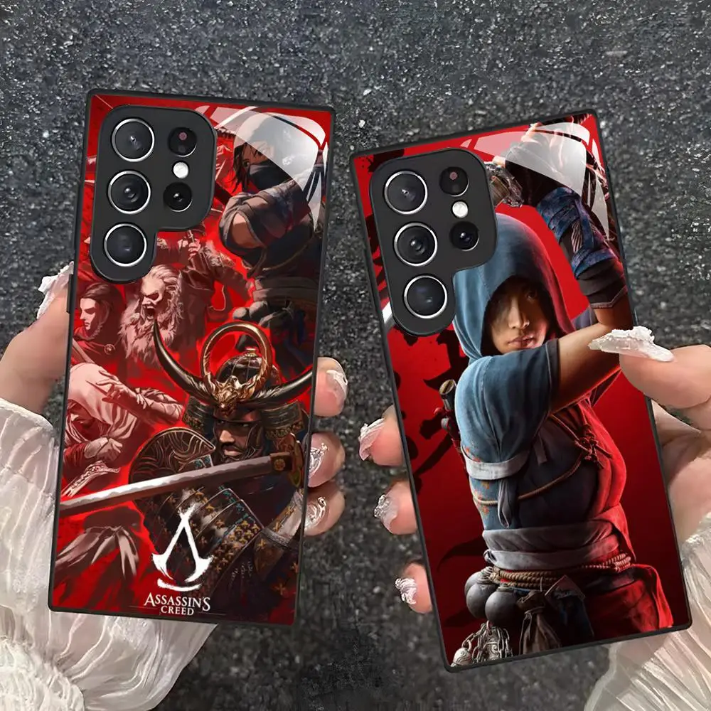 Assassin's Creed Shadows Phone Case For Samsung S26 S25 S24 S23 S22 S21 S20 Plus Ultra Note20 Tempered Glass Case