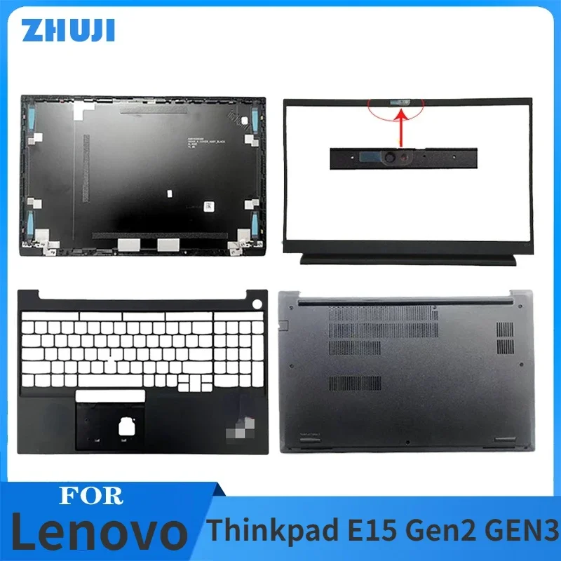 

NEW LCD Back Cover/Front Bezel/Palmrest/Bottom Cover Top Upper Housing Laptop Replace Cover For Lenovo Thinkpad E15 Gen2 GEN3