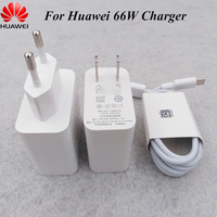 High Quality 66W Supercharge Fast Charger EU/US Travel Wall Adapter 6A Type C Cable For HUAWEI P50 P40 P30 Mate 40 Pro Honor 50