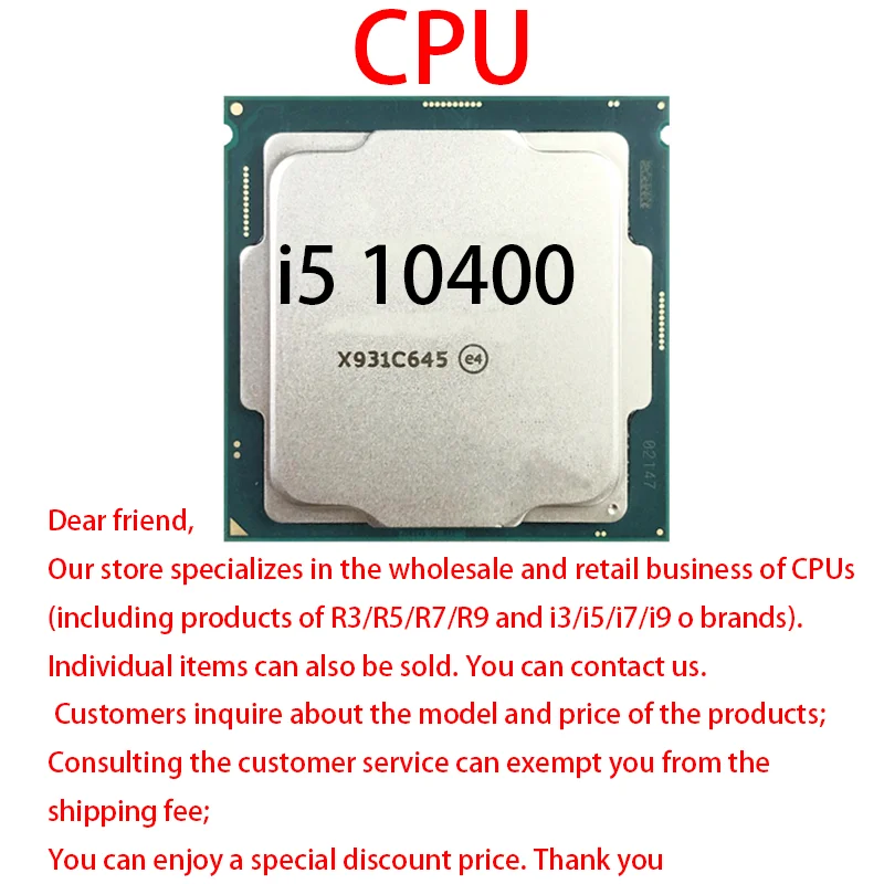 I5 10400-AliExpress