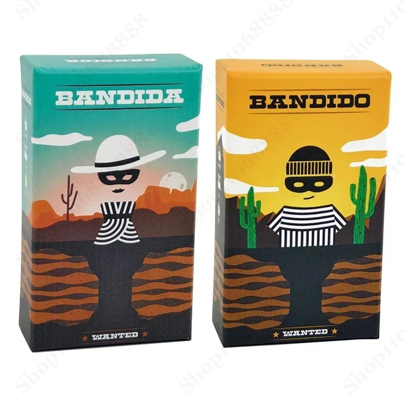 Jeu de Table familial Bandido Bandida, jeu de cartes de stratégie pour 1 à 4 joueurs, pour fête amusante avec des explications chinoises et anglaises, noël
