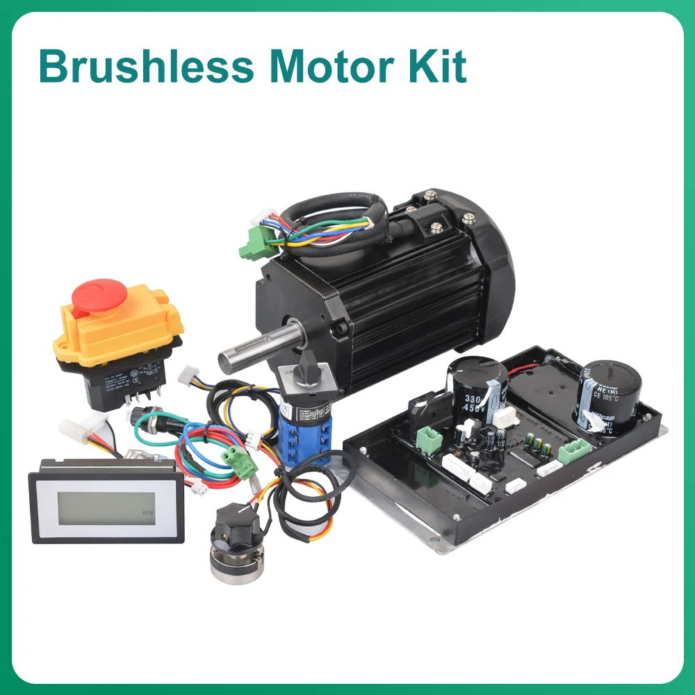 Brushless DC Motor 850W 1100W Main Control Board Lathe Power Drive Board&Motor Kit