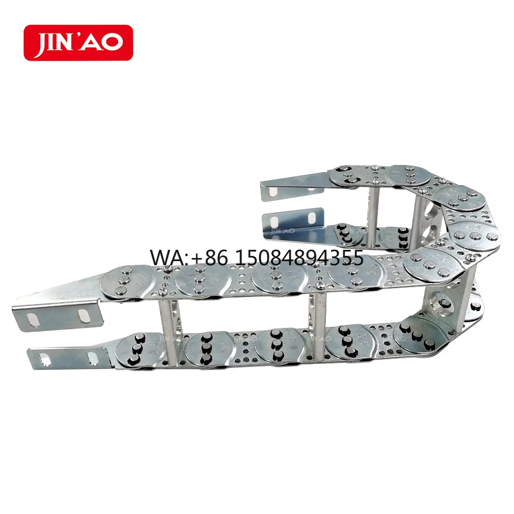 Industrial Flexible Drag Chain Stainless Steel Cable Protector