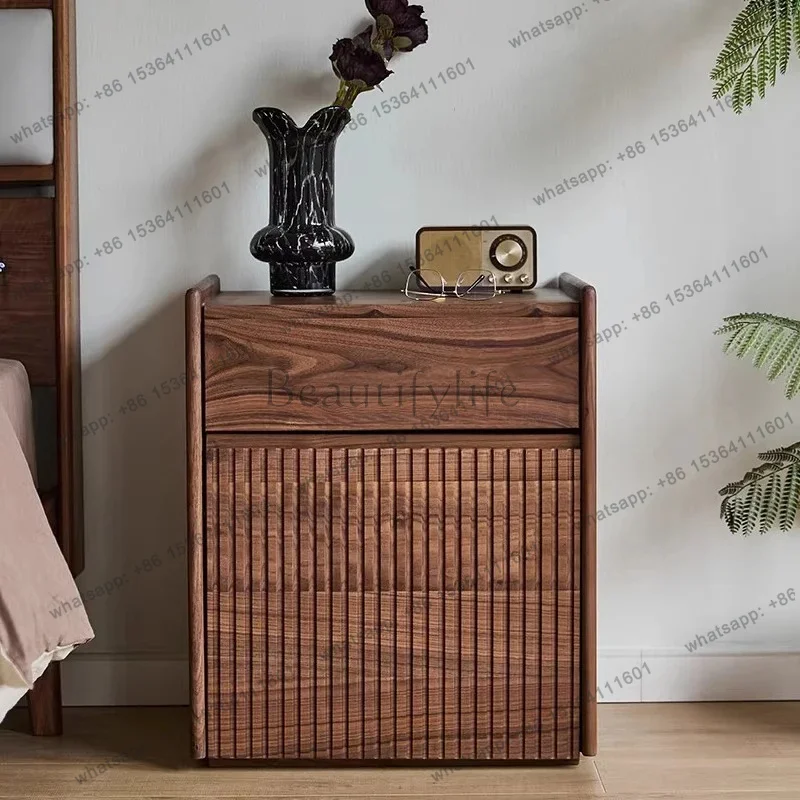 

Bedside antique bedroom hidden anti-theft safe cabinet simple and modern