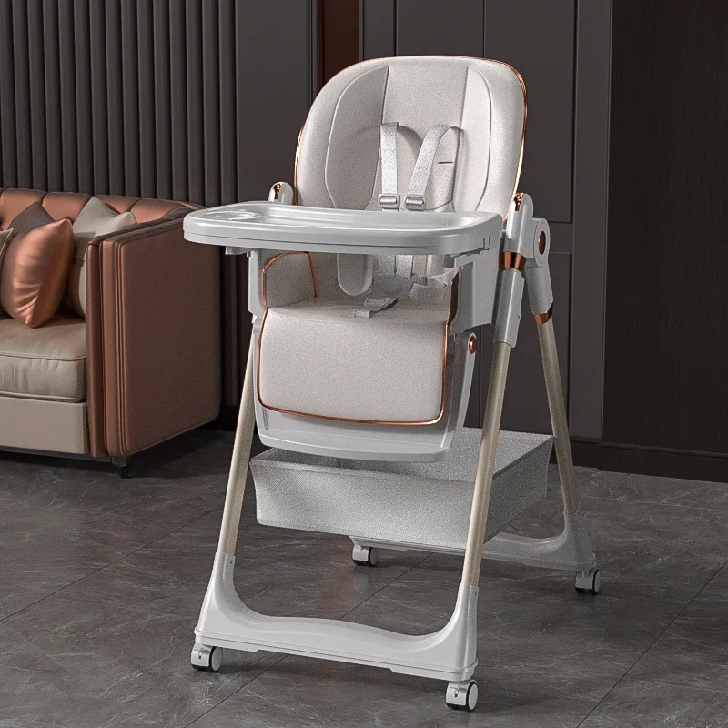 Baby Dining Chair Household Dining Chair Reclining Dining Table Folding Multifunctional Lifting Chair