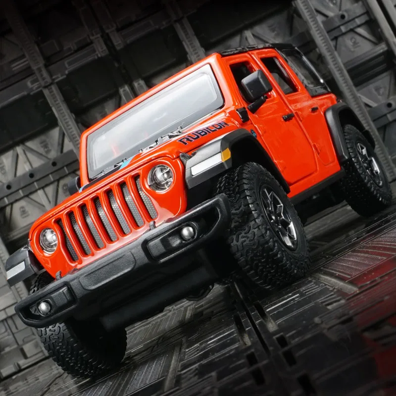 

1:24 Wrangler Rubicon 4XE Alloy Car Model Simulation Diecasts Metal Off-road Vehicles Car Model Kids Toys Gift