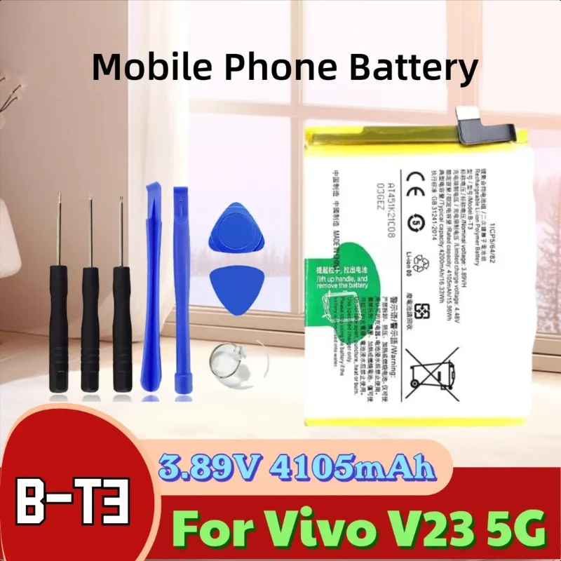 

B-T3 3.89V 4105mAh Mobile Phone Battery for Vivo V23 5G