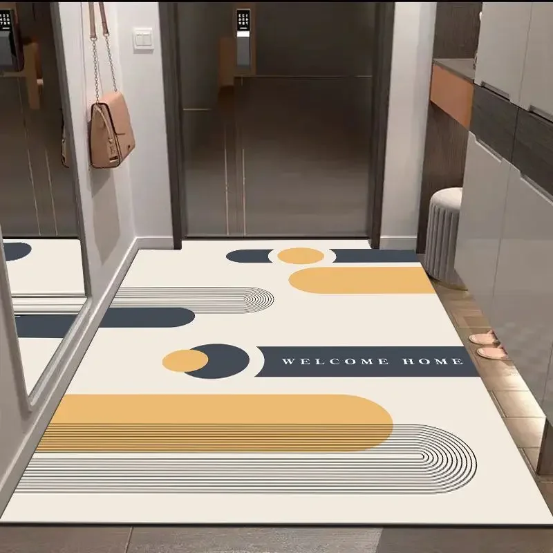 Large Size Diatomaceous Earth Mats Entrance Door Rugs Cushion Door Mat Absorbent Quick Drying Anti Slip Dirt Resistant Carpet