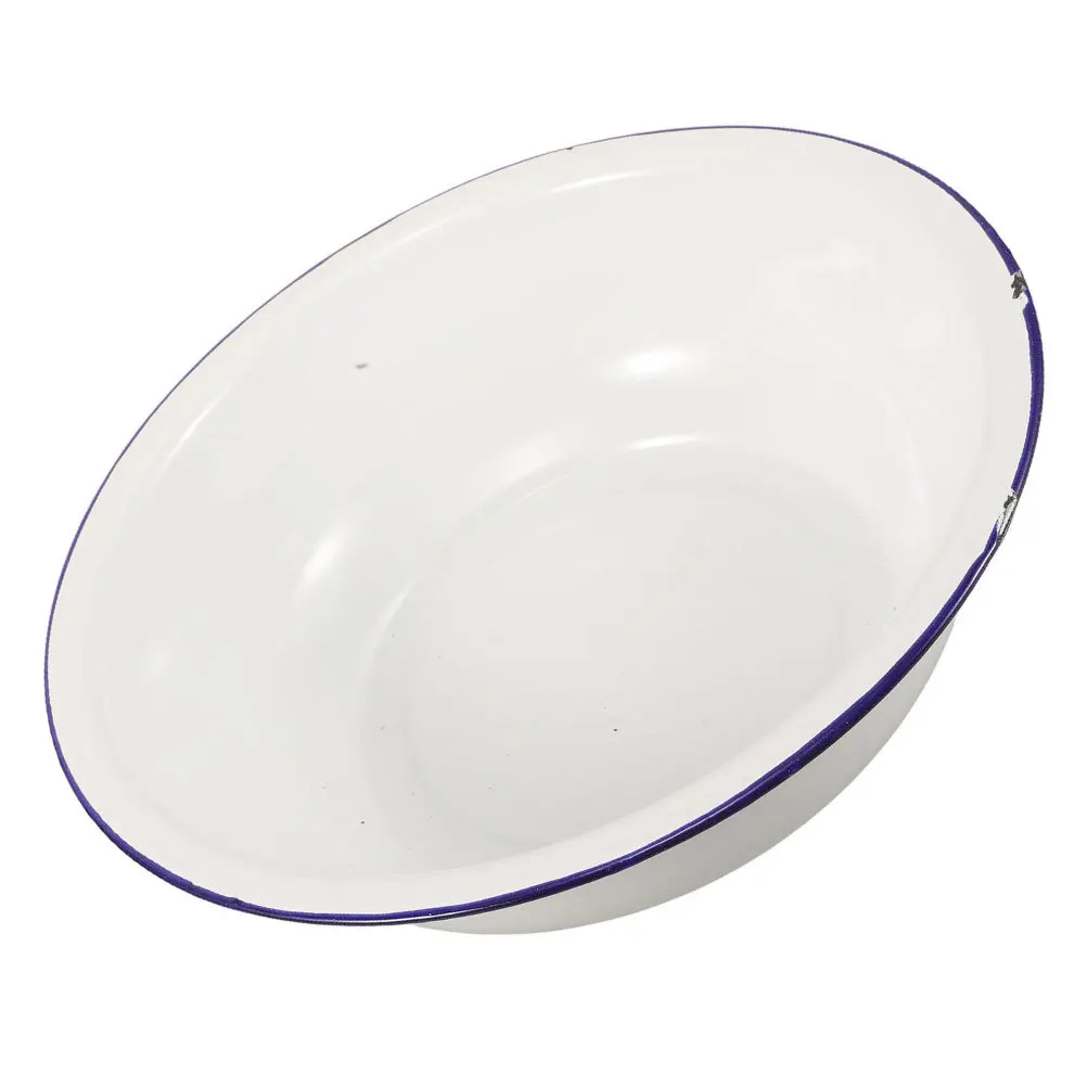 

Enamel Foot Washing Basin Vintage Massage Foot Bath Tub for Home Spa Pedicure Feet Soaking Basin Relaxation Feet Massager